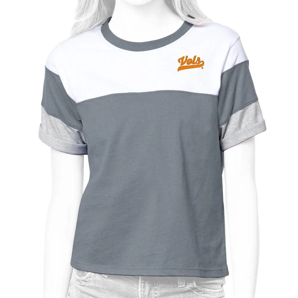 Vols | Tennessee Antigua Women's Flip Color Block Tee Alumni Hall