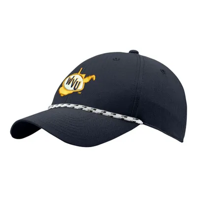  Wvu | West Virginia Vault Nike Golf L91 Dri- Fit Rope Tech Cap | Alumni Hall