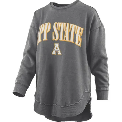 App | Appalachian State Pressbox Primetime Arch Vintage Poncho Pullover Alumni Hall