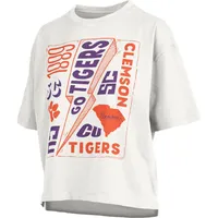 Clemson | Pressbox School Of Rock And Roll Waist Length Tee Alumni Hall