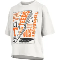 Vols | Tennessee Pressbox School Of Rock And Roll Waist Length Tee Alumni Hall