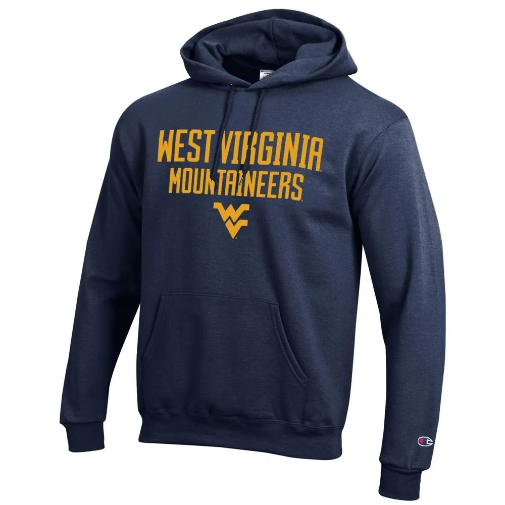 Wvu | West Virginia Champion Straight Stack Hoody Alumni Hall