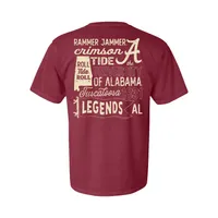 Bama | Alabama Type Collage Comfort Colors Tee Alumni Hall