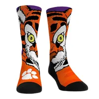 Clemson | Split Face Mascot Crew Socks Alumni Hall