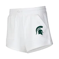 Spartans | Michigan State College Concepts Sunray Embroidered Shorts Alumni Hall