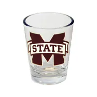  Bulldogs | Mississippi State 2 Oz Clear Shot Glass | Alumni Hall