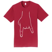 Ah | Horns Down Short Sleeve Tee Alumni Hall