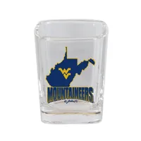  Wvu | West Virginia 2 Oz State Map Shot Glass | Alumni Hall