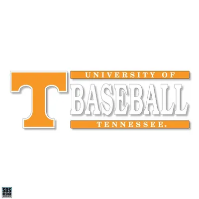  Vols | Tennessee 6  X 2  Baseball Decal | Alumni Hall