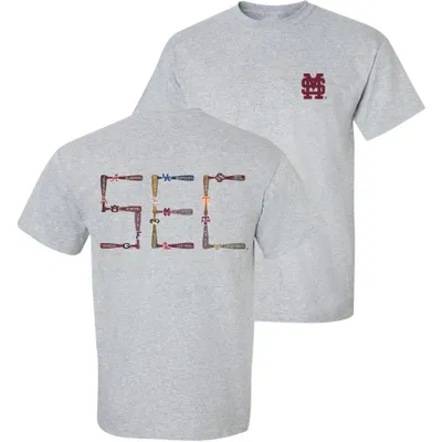 Bulldogs | Mississippi State Baseball Sec Bats Short Sleeve Tee Alumni Hall