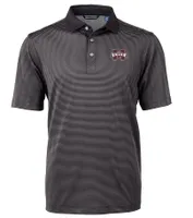 Bulldogs | Mississippi State Cutter & Amp ; Buck Men's Virtue Eco Micro Stripe Polo Alumni Hall