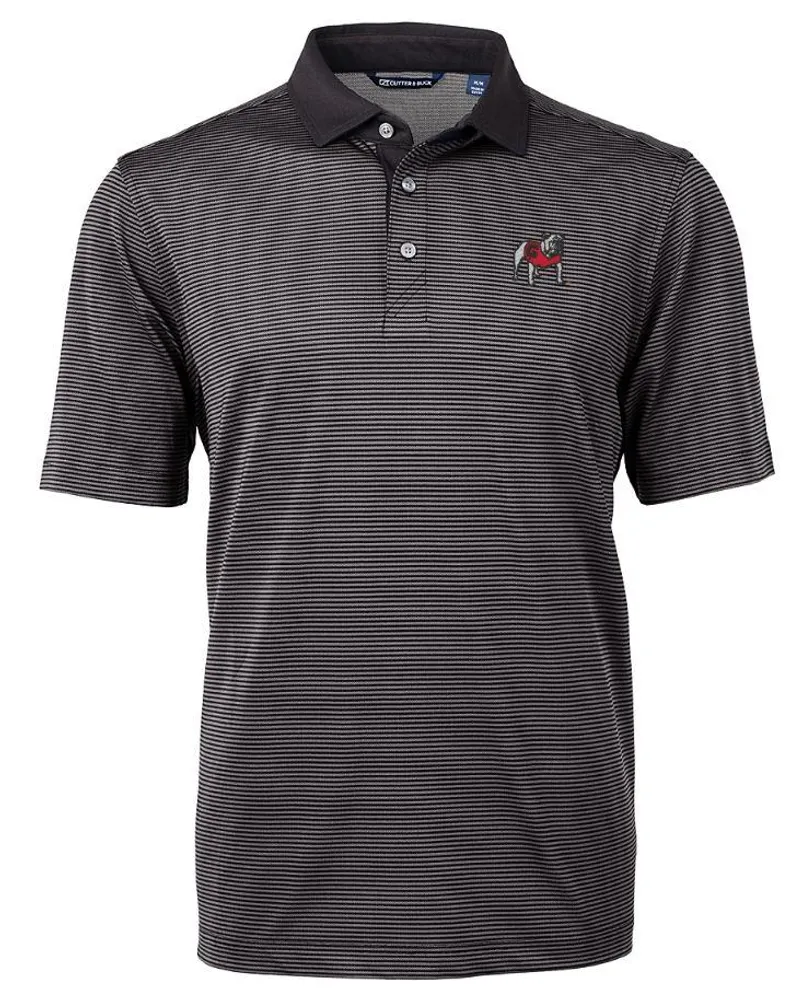 Georgia Cutter & Buck Men's Virtue Eco Micro Stripe Polo