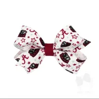  Bama | Alabama Mini Signature Print Hair Bow | Alumni Hall