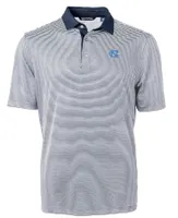 Unc | Cutter & Amp ; Buck Men's Virtue Eco Micro Stripe Polo Alumni Hall