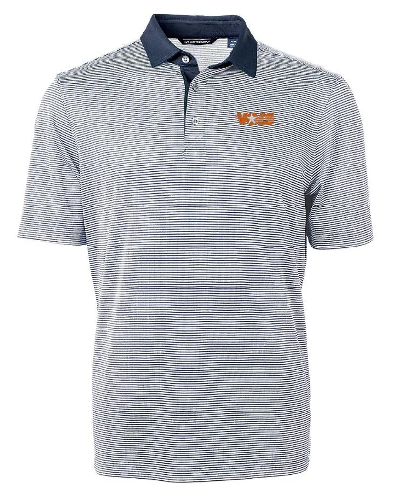 Vols | Tennessee Cutter & Amp ; Buck Men's Vol Star Virtue Eco Micro Stripe Polo Alumni Hall