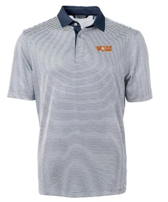 Vols | Tennessee Cutter & Amp ; Buck Men's Vol Star Virtue Eco Micro Stripe Polo Alumni Hall