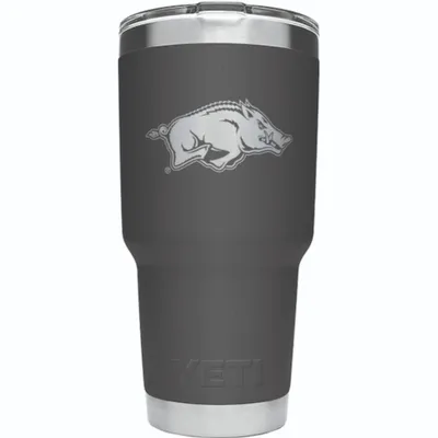 Arkansas Yeti 30 Oz Charcoal Tumbler