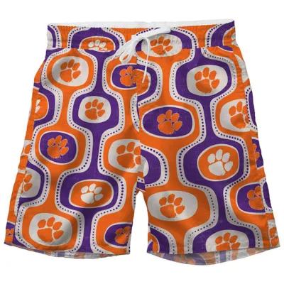 Clemson | Wes And Willy Men's Cabana Boy Swim Trunk Alumni Hall