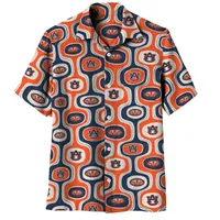 Aub | Auburn Wes And Willy Men's Cabana Boy Button Up Shirt Alumni Hall