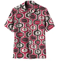 Dawgs | Georgia Wes And Willy Men's Cabana Boy Button Up Shirt Alumni Hall