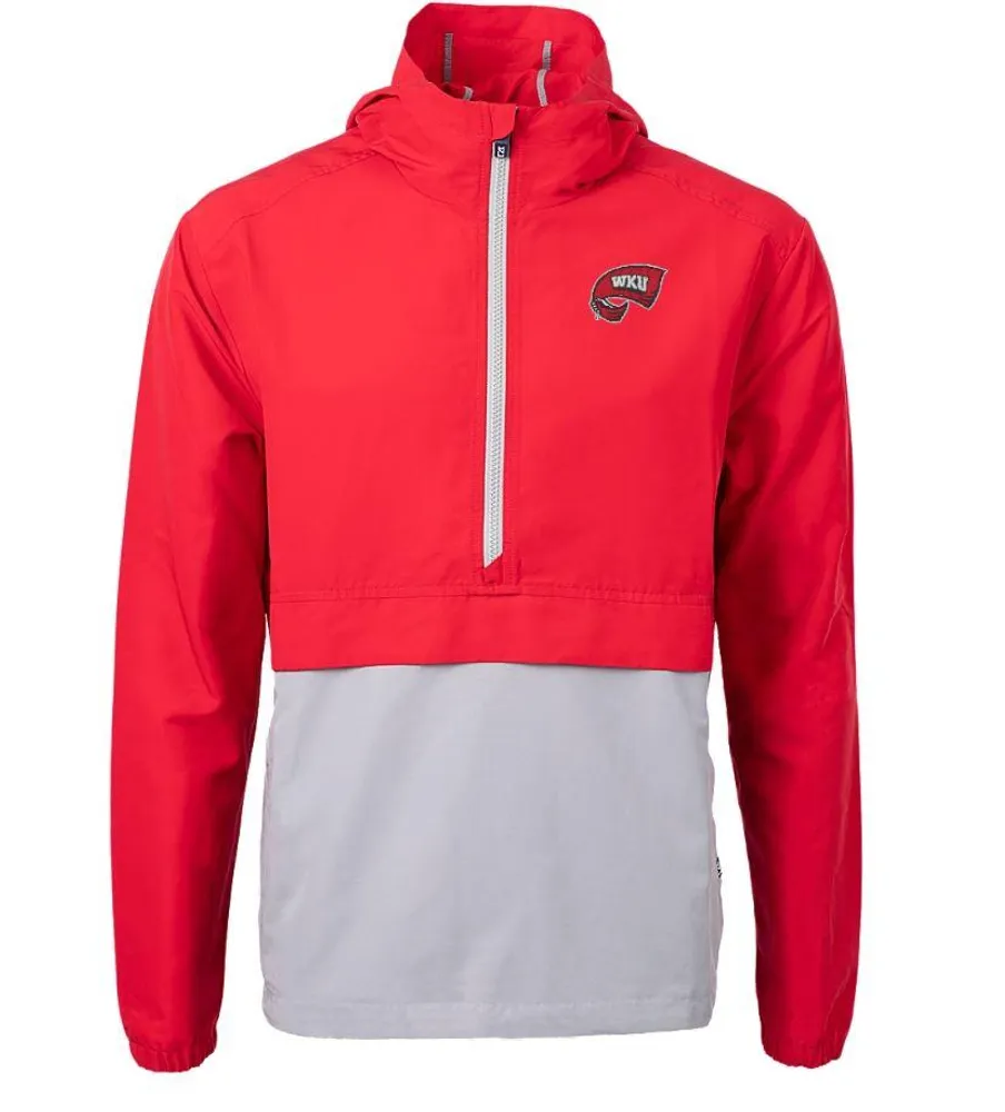 Wku | Western Kentucky Cutter & Amp ; Buck Men's Charter Eco Anorak Pullover Alumni Hall