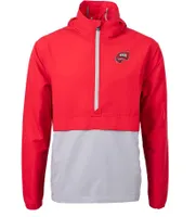 Wku | Western Kentucky Cutter & Amp ; Buck Men's Charter Eco Anorak Pullover Alumni Hall