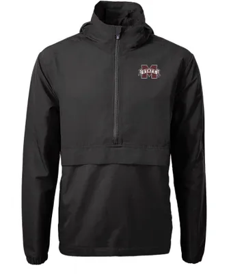 Bulldogs | Mississippi State Cutter & Amp ; Buck Men's Charter Eco Anorak Pullover Alumni Hall