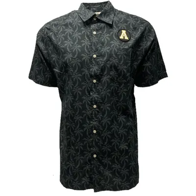 App | Appalachian State Wes And Willy Men's Palm Tree Button Up Shirt Alumni Hall