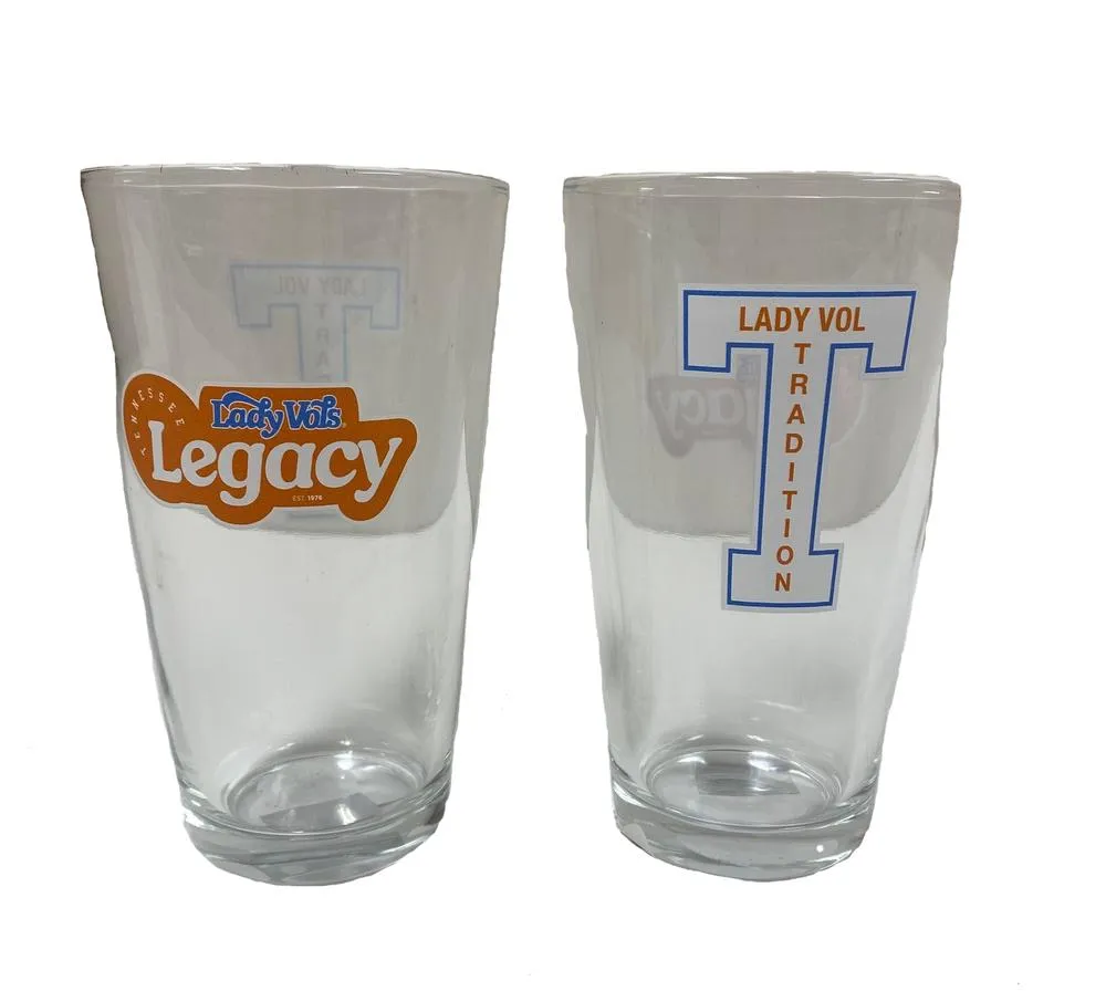  Lady Vols | Tennessee Lady Vols Legacy Pint Glass | Orange Mountain Designs