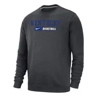 Cats | Kentucky Nike Club Fleece Basketball Crew Alumni Hall