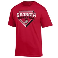 Dawgs | Georgia Champion Baseball Over Plate Tee Alumni Hall