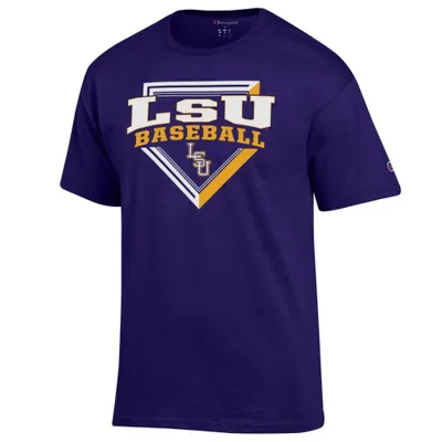 Lsu | Champion Baseball Over Plate Tee Alumni Hall