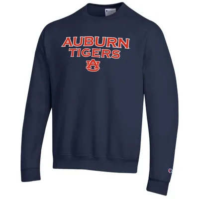 Aub | Auburn Champion Straight Stack Crew Sweatshirt Alumni Hall