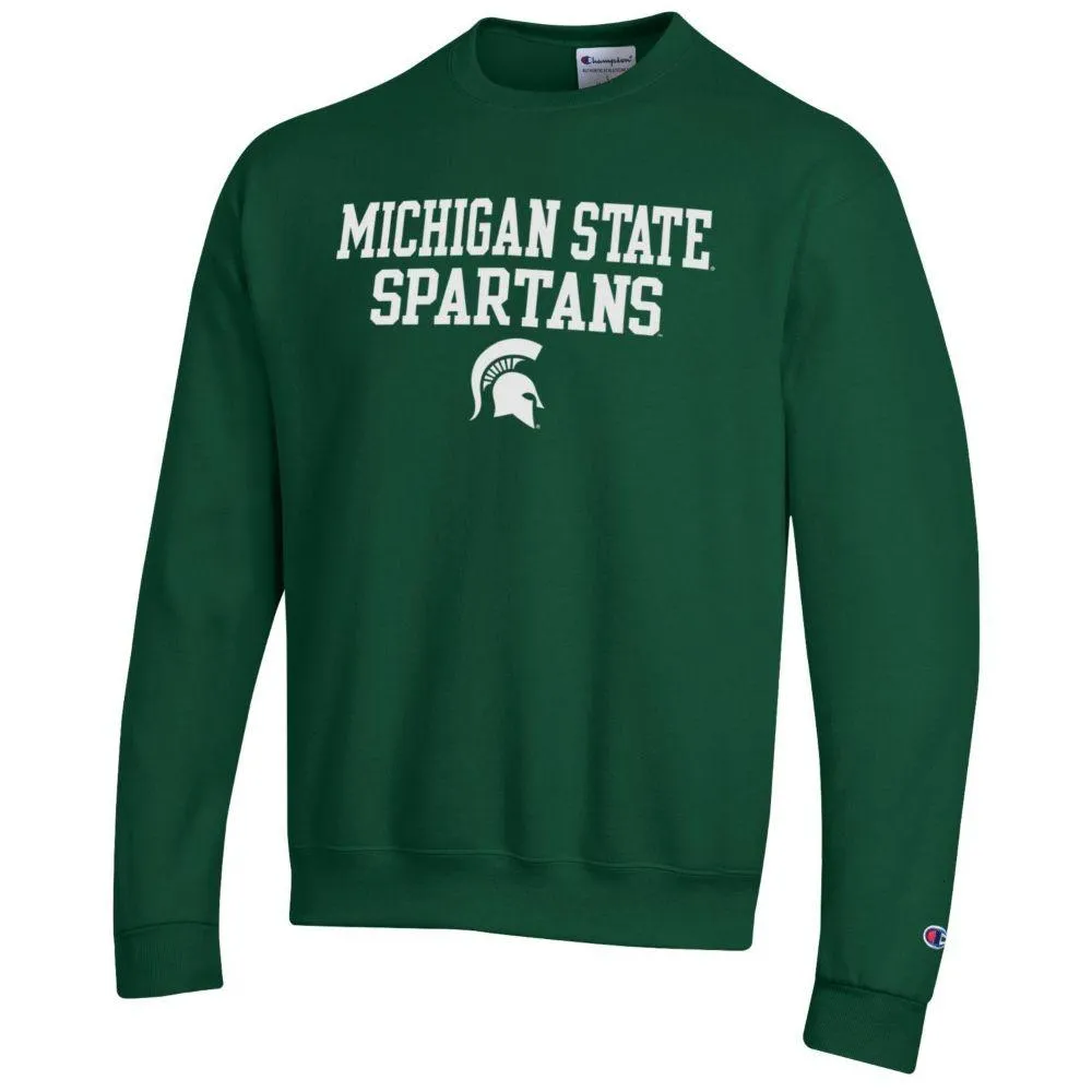 Spartans | Michigan State Champion Straight Stack Crew Sweatshirt Alumni Hall