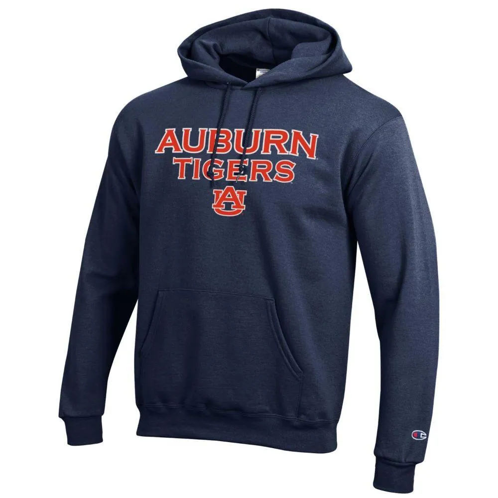 Aub | Auburn Champion Straight Stack Hoodie Alumni Hall