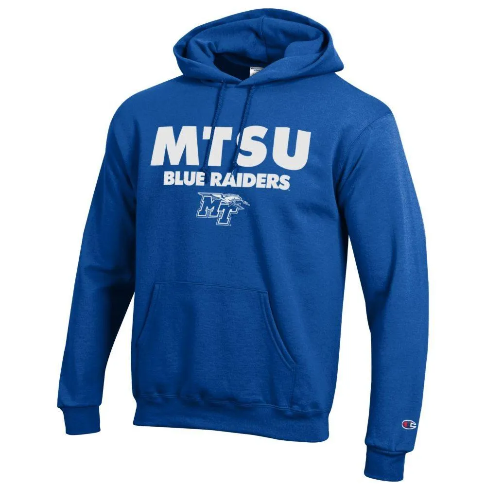 Mtsu | Champion Straight Stack Hoodie Alumni Hall