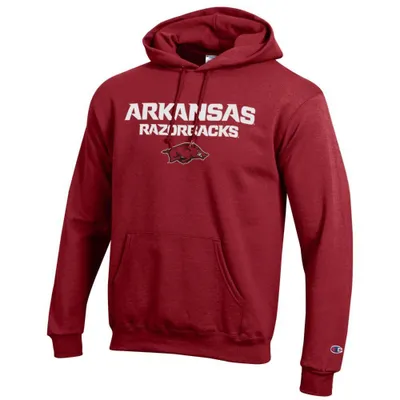 Arkansas Champion Straight Stack Hoodie