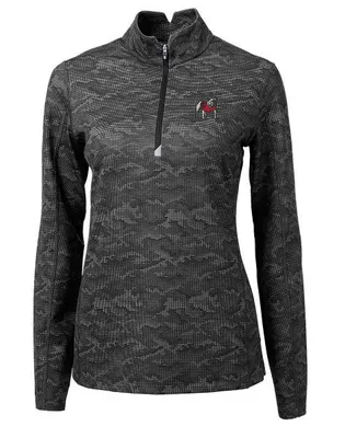 Dawgs | Georgia Cutter & Amp ; Buck Women's Traverse Camo 1/4 Zip Pullover Alumni Hall