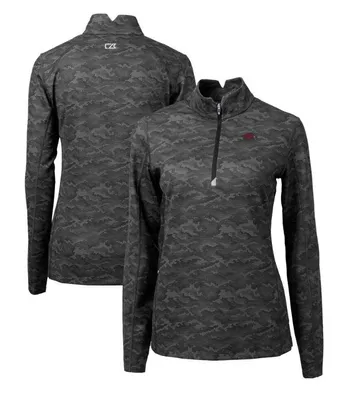 Razorbacks | Arkansas Cutter & Amp ; Buck Women's Traverse Camo 1/4 Zip Pullover Alumni Hall