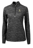 App | Appalachian State Cutter & Amp ; Buck Women's Traverse Camo 1/4 Zip Pullover Alumni Hall