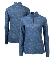 Aub | Auburn Cutter & Amp ; Buck Women's Traverse Camo 1/4 Zip Pullover Alumni Hall