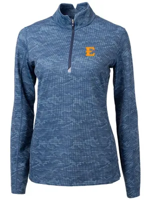 Bucs | Etsu Cutter & Amp ; Buck Women's Traverse Camo 1/4 Zip Pullover Alumni Hall