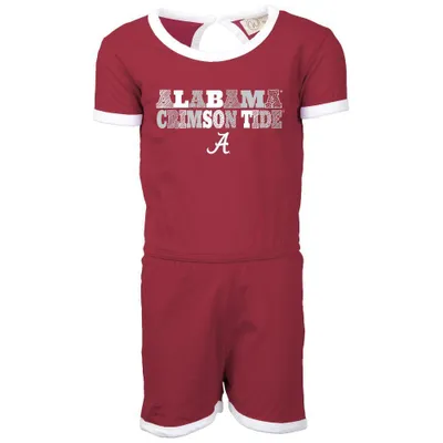 Bama | Alabama Wes And Willy Kids Ringer Romper Alumni Hall