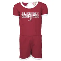 Bama | Alabama Wes And Willy Toddler Ringer Romper Alumni Hall