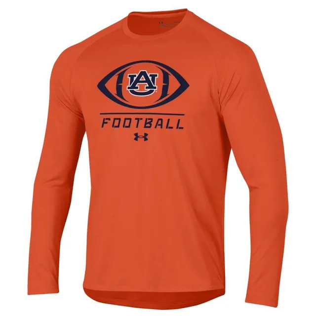 Aub | Auburn Under Armour Baseball Plate Long Sleeve Tech Tee | Alumni Hall