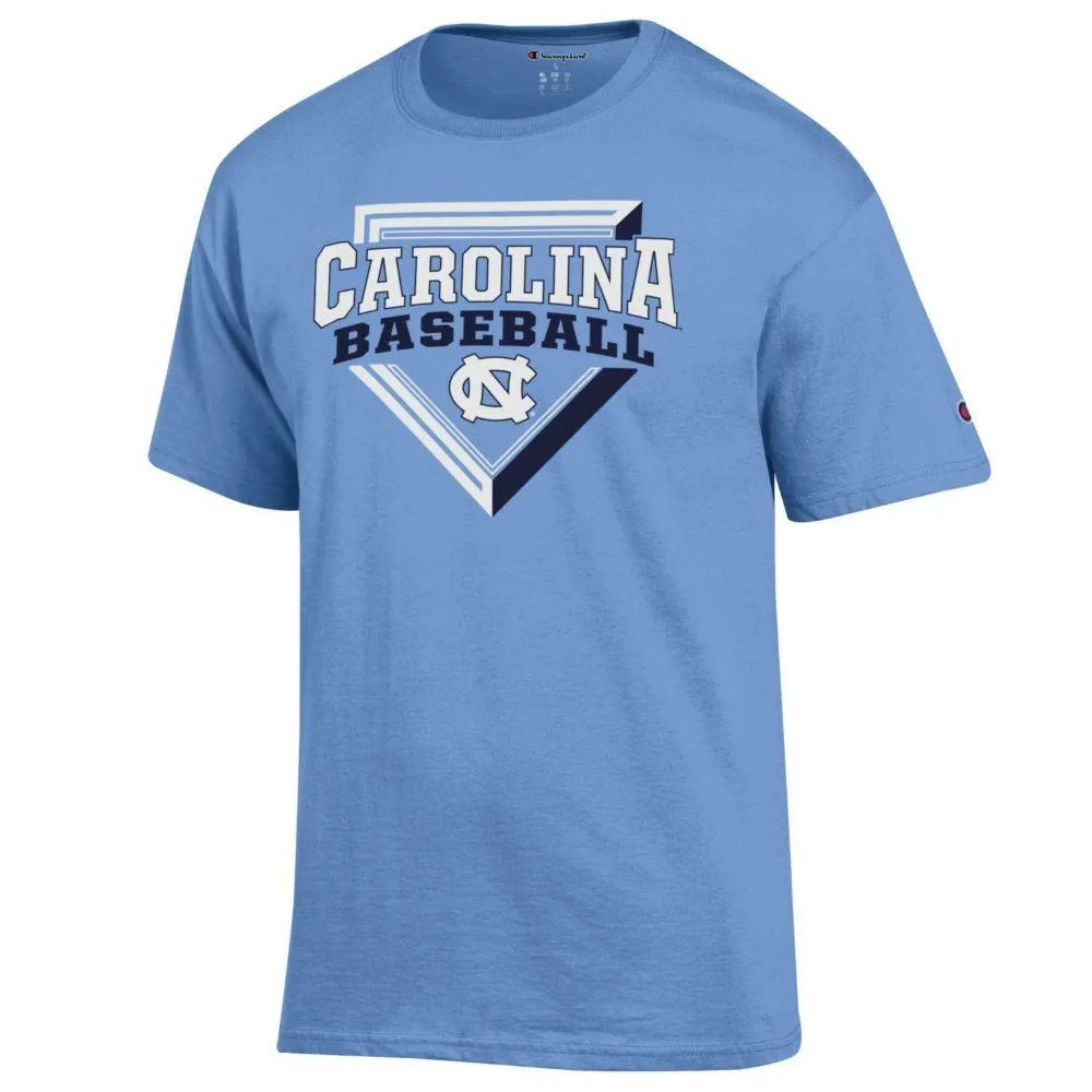 Unc | Carolina Champion Baseball Over Plate Tee Alumni Hall