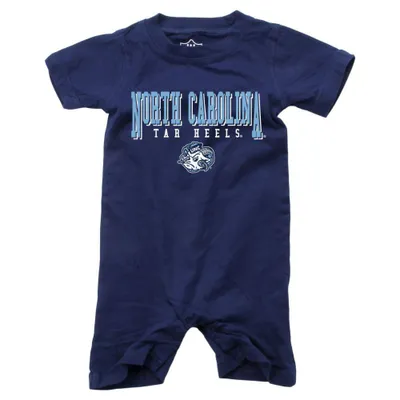 Unc | Wes And Willy Infant Jersey Short Romper Alumni Hall