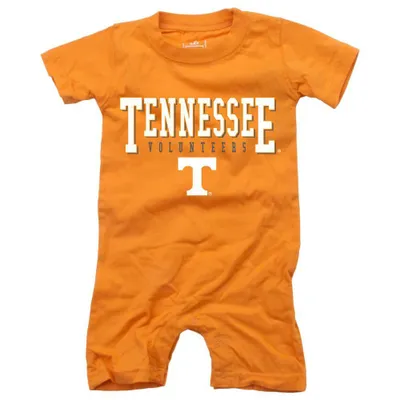 Vols | Tennessee Wes And Willy Infant Jersey Short Romper Alumni Hall