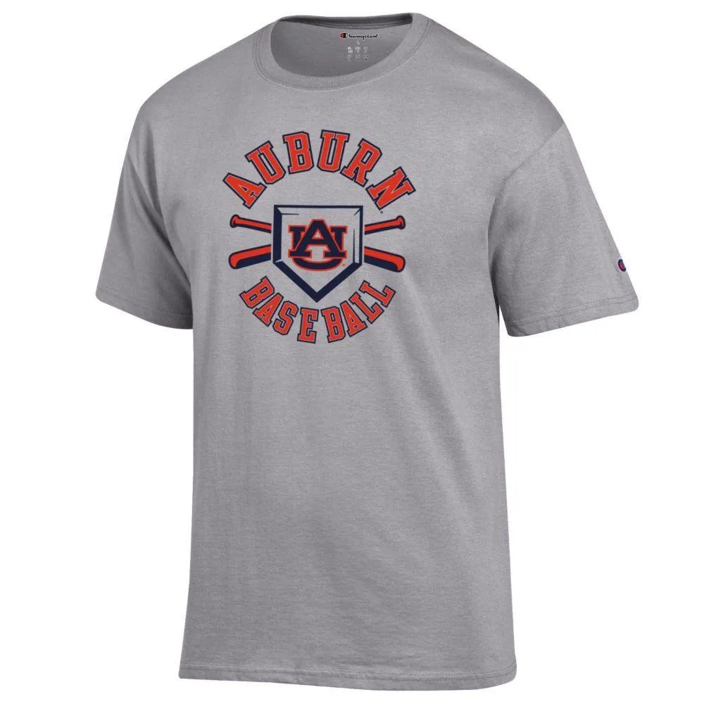 Aub | Auburn Champion Baseball Plate And Bats Tee Alumni Hall