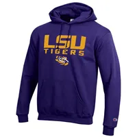 Lsu | Champion Straight Stack Hoodie Alumni Hall